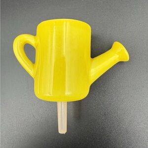 Nora Fleming Yellow Watering Can Mini Toothpick Holder Sprinkle Me Love Retired